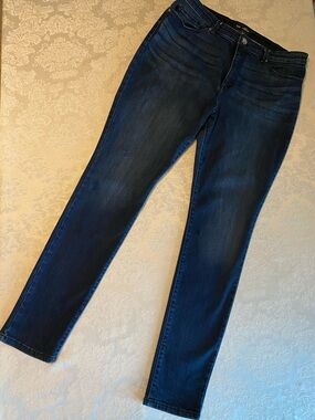 Lee Dark Blue High-Rise Skinny Jeans for Women